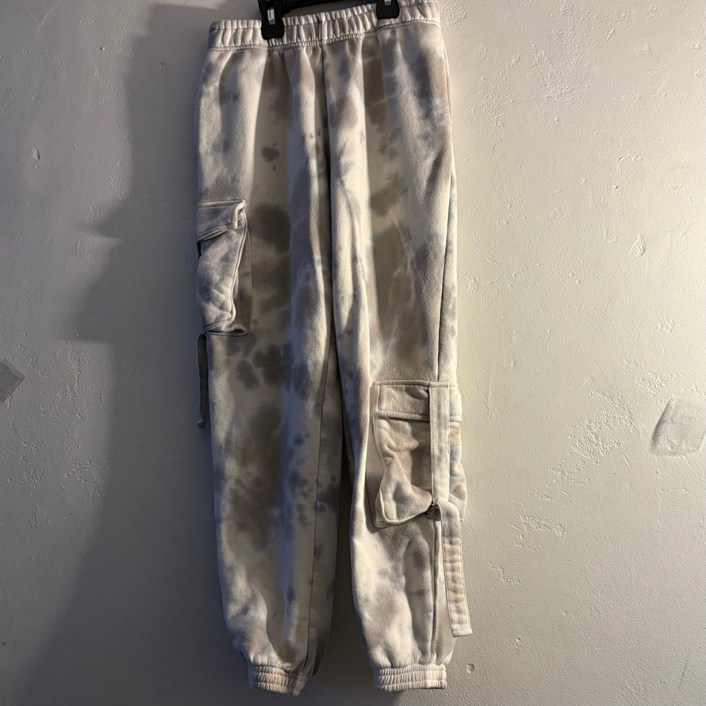 Forever 21 Women’s Gray Tie-Dye Cargo Pants Size Small
